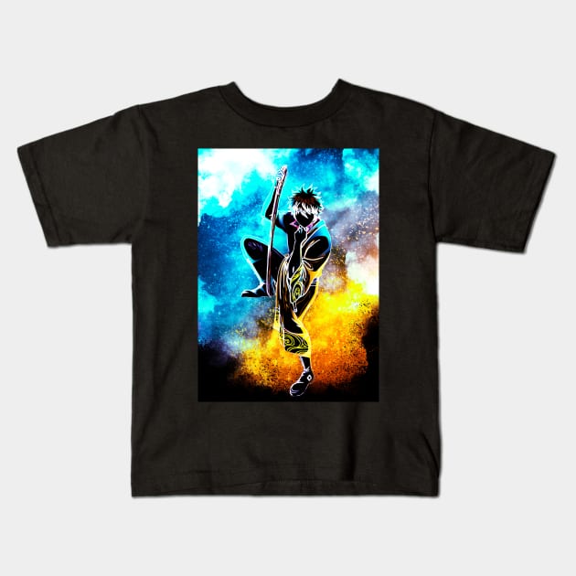 Soul of gintoki saka Kids T-Shirt by San Creative